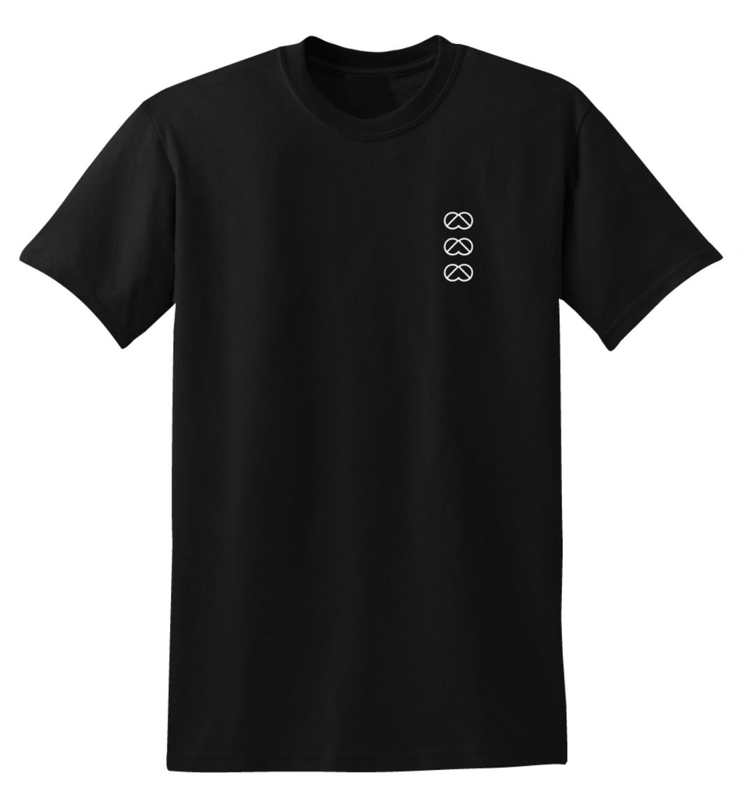 Triple Logo Alt Shirt Black